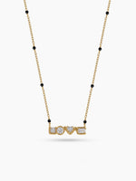 Unnati Diamond Love 18K Gold Plated Mangalsutra