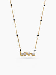 Unnati Diamond Love 18K Gold Plated Mangalsutra
