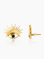 Varra Eye 18K Gold Plated Earrings