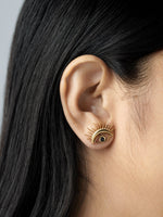 Varra Eye 18K Gold Plated Earrings