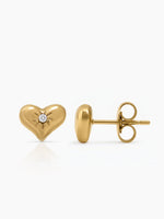 Zanira Diamond Heart Women's Stud Earrings