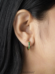 Zareen 18K Gold Plated Women's Hoop Earrings