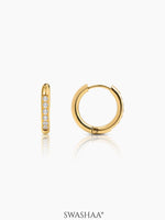 Zareen 18K Gold Plated Women's Hoop Earrings