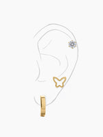 Zarela Charms 18K Gold Plated Women's Earrings Set