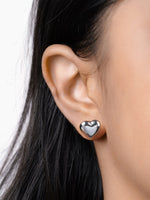 Zena Heart Women's Stud Earrings