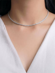 Zorin Diamond Tennis Silver Women's Chain