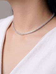 Zorin Diamond Tennis Silver Women's Chain
