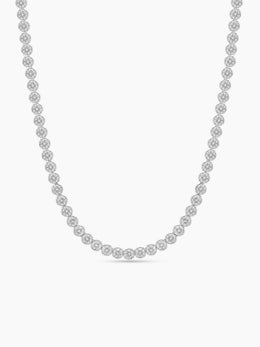 Zorin Diamond Tennis Silver Women's Chain